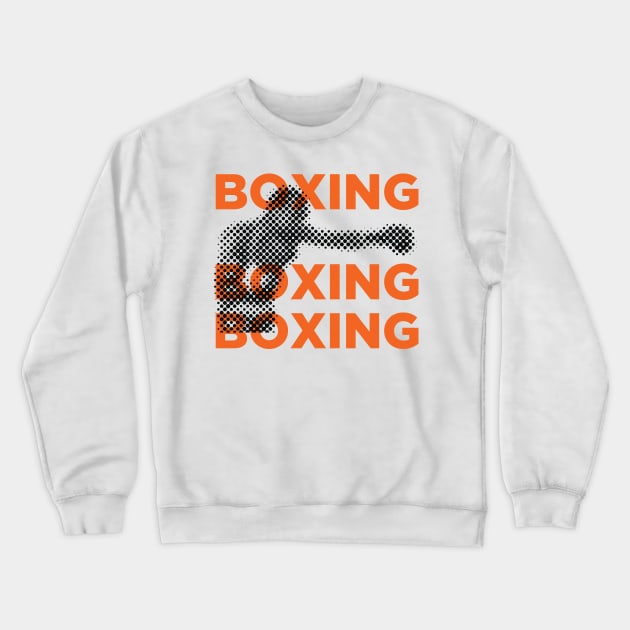 Boxing typography Crewneck Sweatshirt by lkn